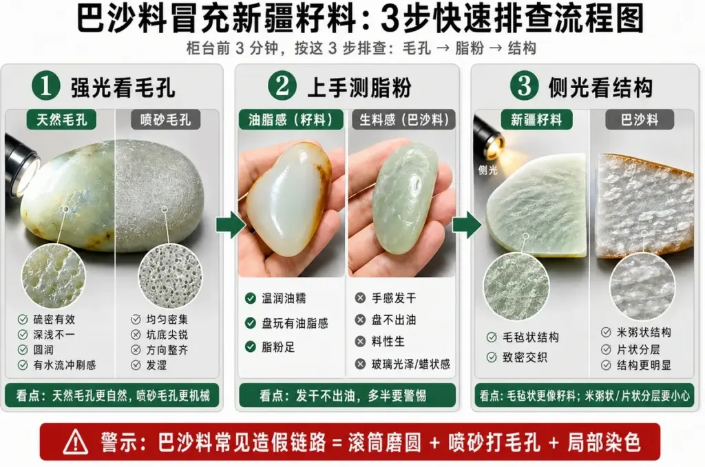 苏州买和田玉攻略 巴沙料