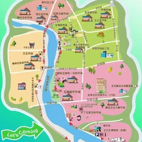 南阳石佛寺买和田玉攻略 石佛寺地图